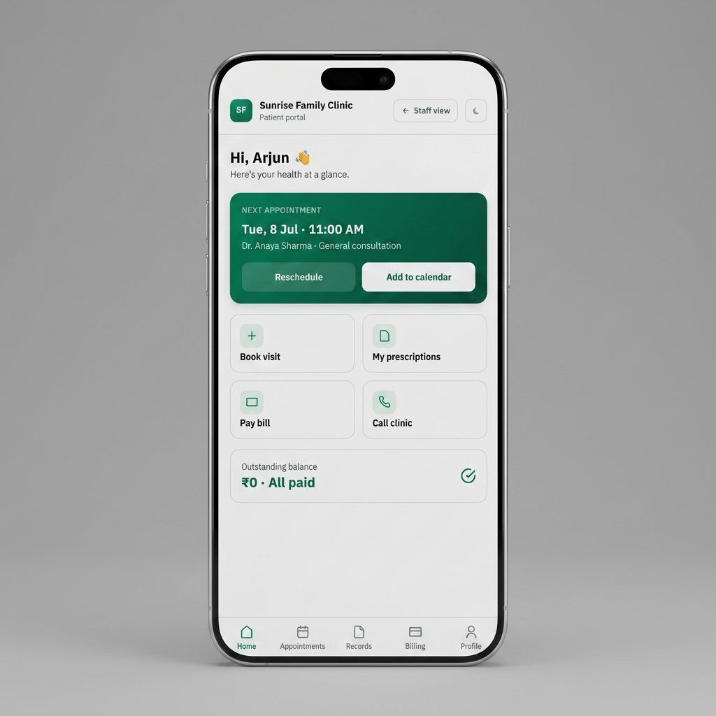 Patient Mobile App